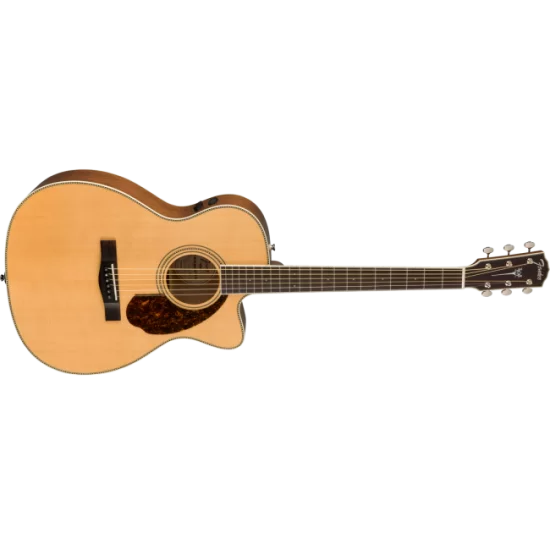 Shop Online Fender Paramount PM-3 Triple-0 Standard Electro-Acoustic Guitar  0970333321 - Natural - Dubai, Sharjah, Abu Dhabi, M4music.com